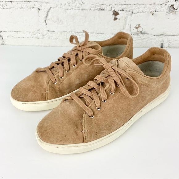 Rag & Bone Kent Suede Lace Up Sneakers Macaroon 37.5 - Picture 6 of 12